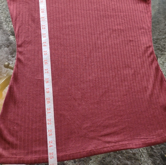 Hayden Ruffled Long sleeve Maroon Blouse Size L - Picture 12 of 13